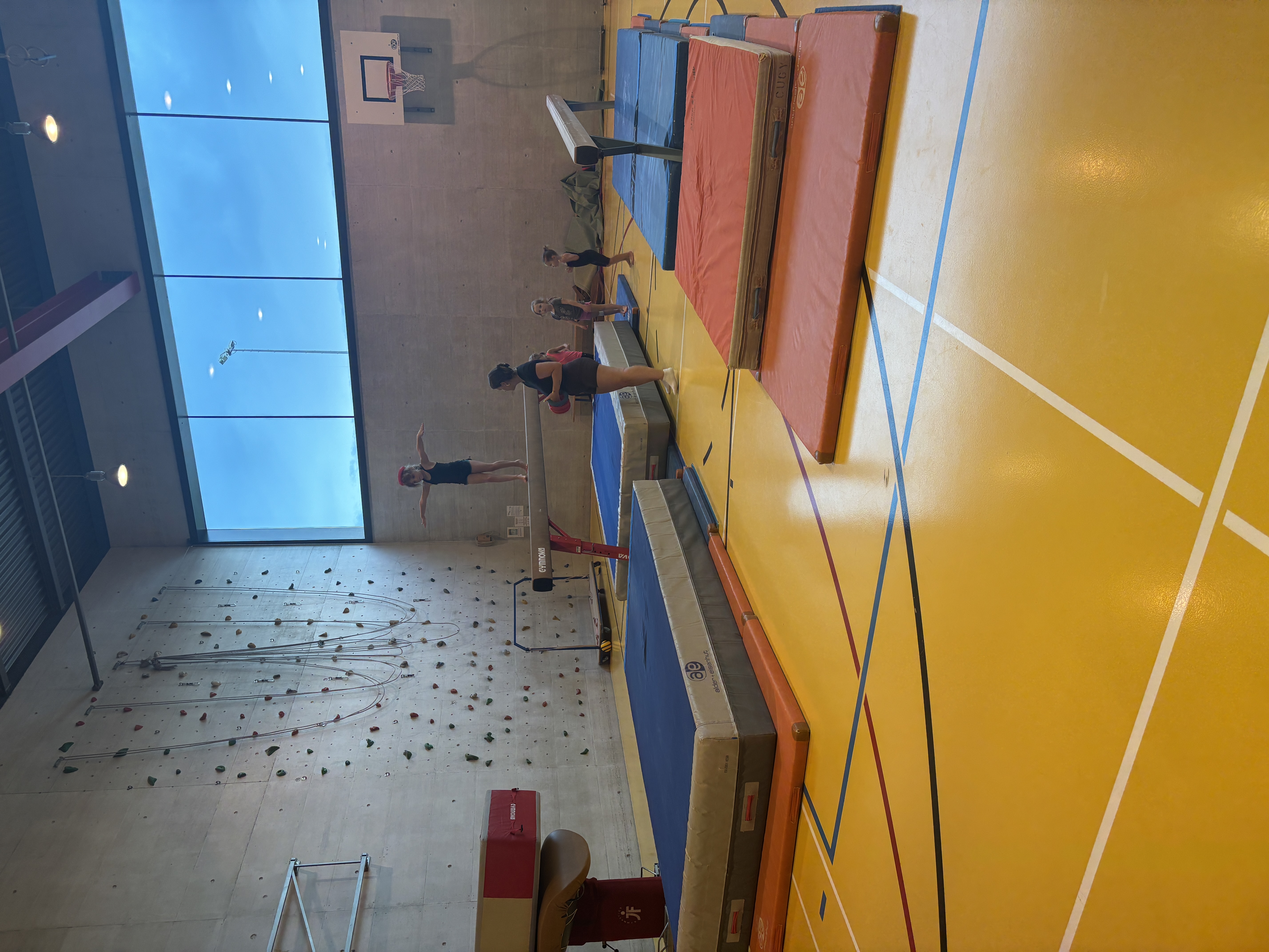Installation de la poutre